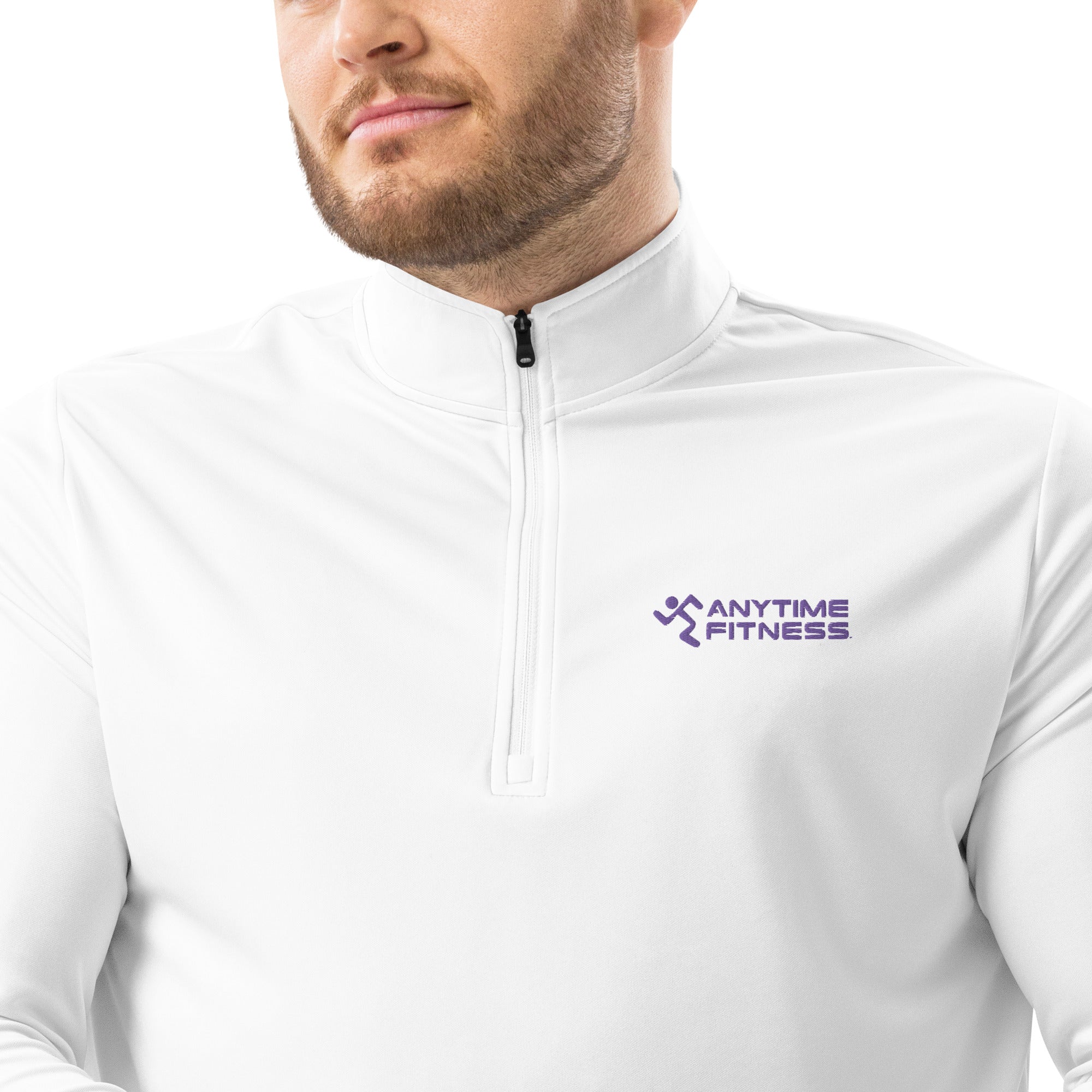 Quarter Zip - Purple Font