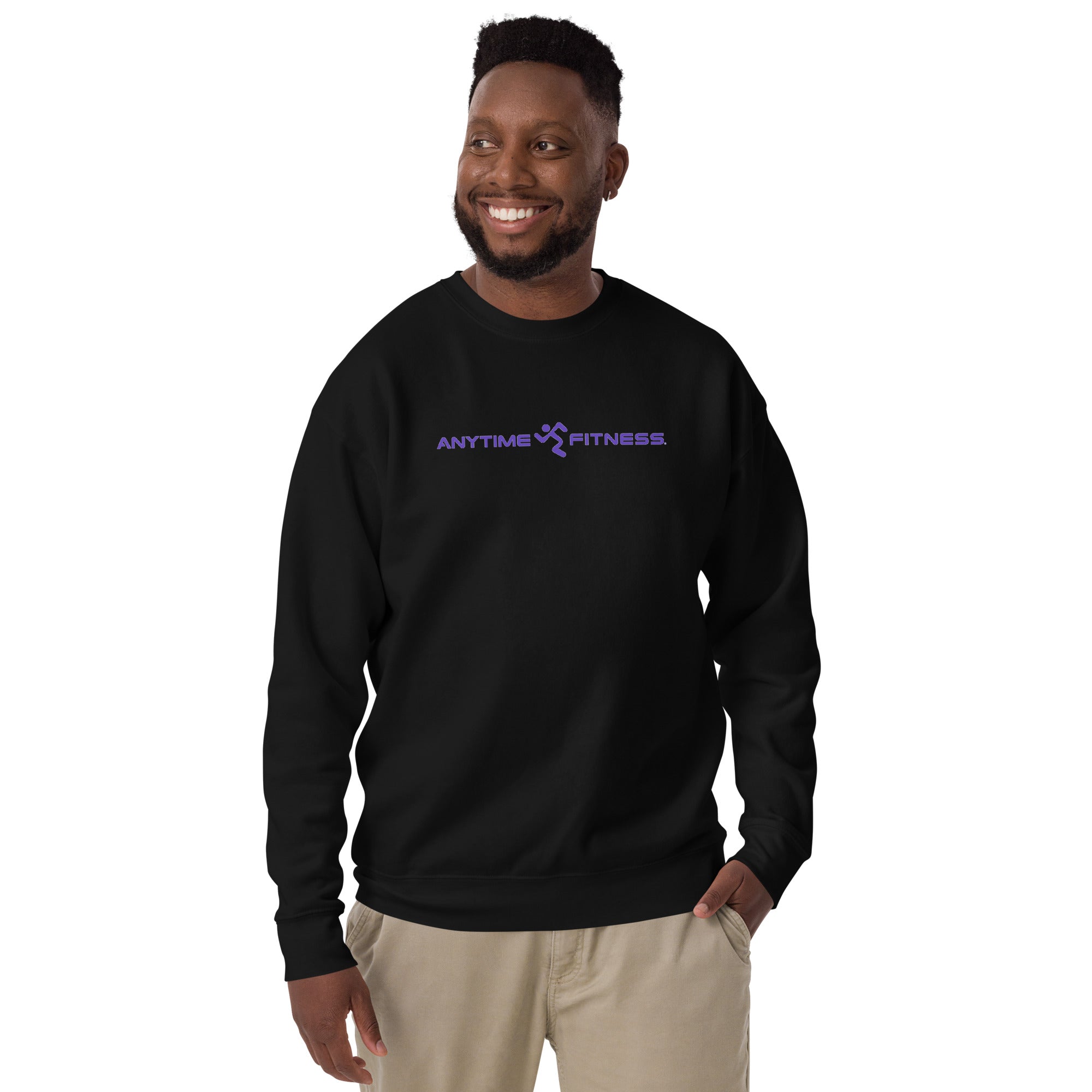 Running Anytime Fitness (Purple) Premium Sweatshirt