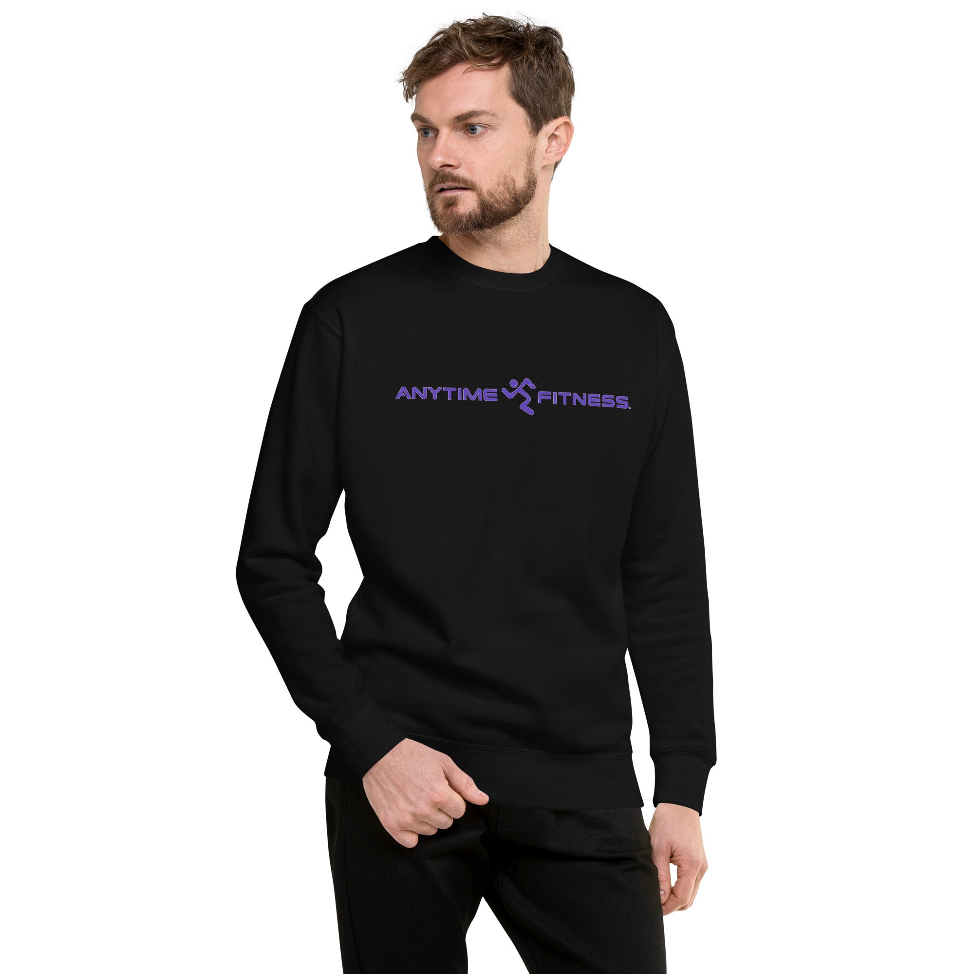 Running Anytime Fitness (Purple) Premium Sweatshirt