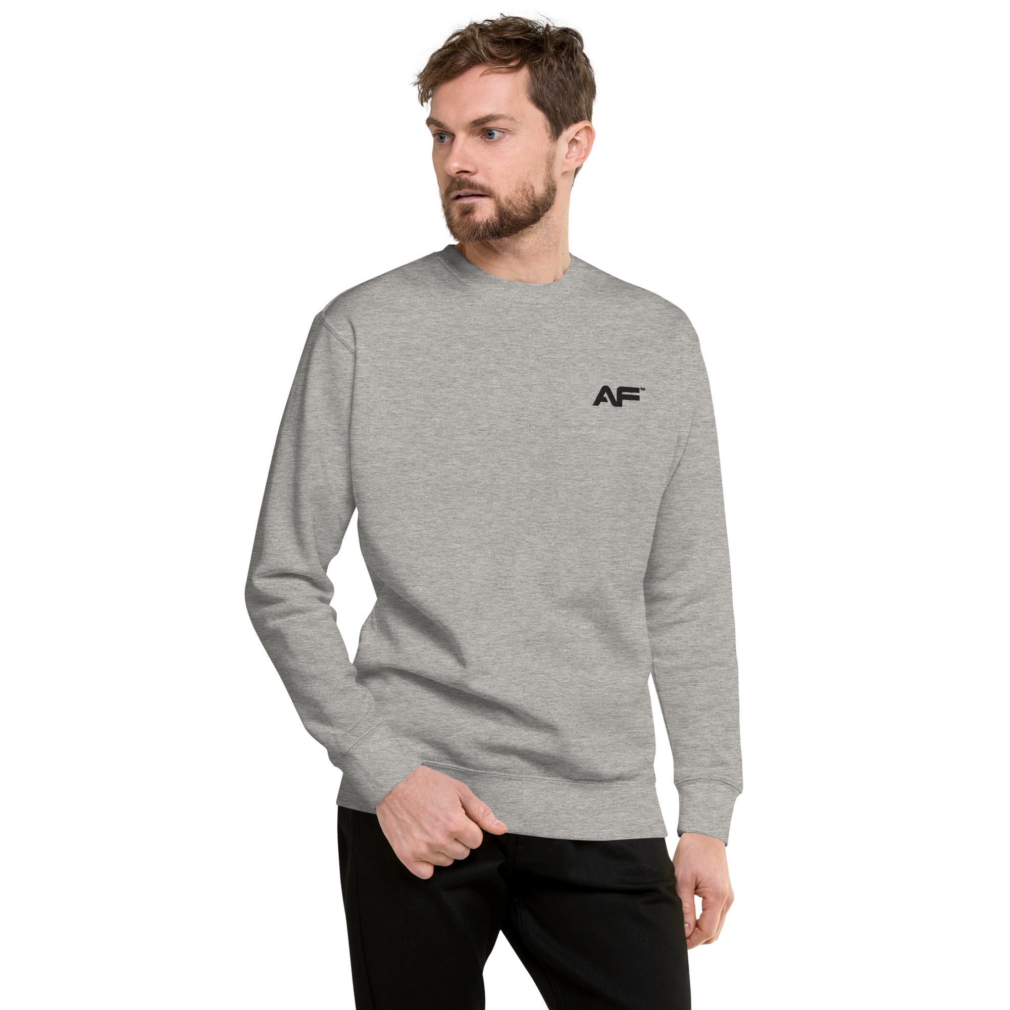 Embroidery AF (Black) Premium Sweatshirt