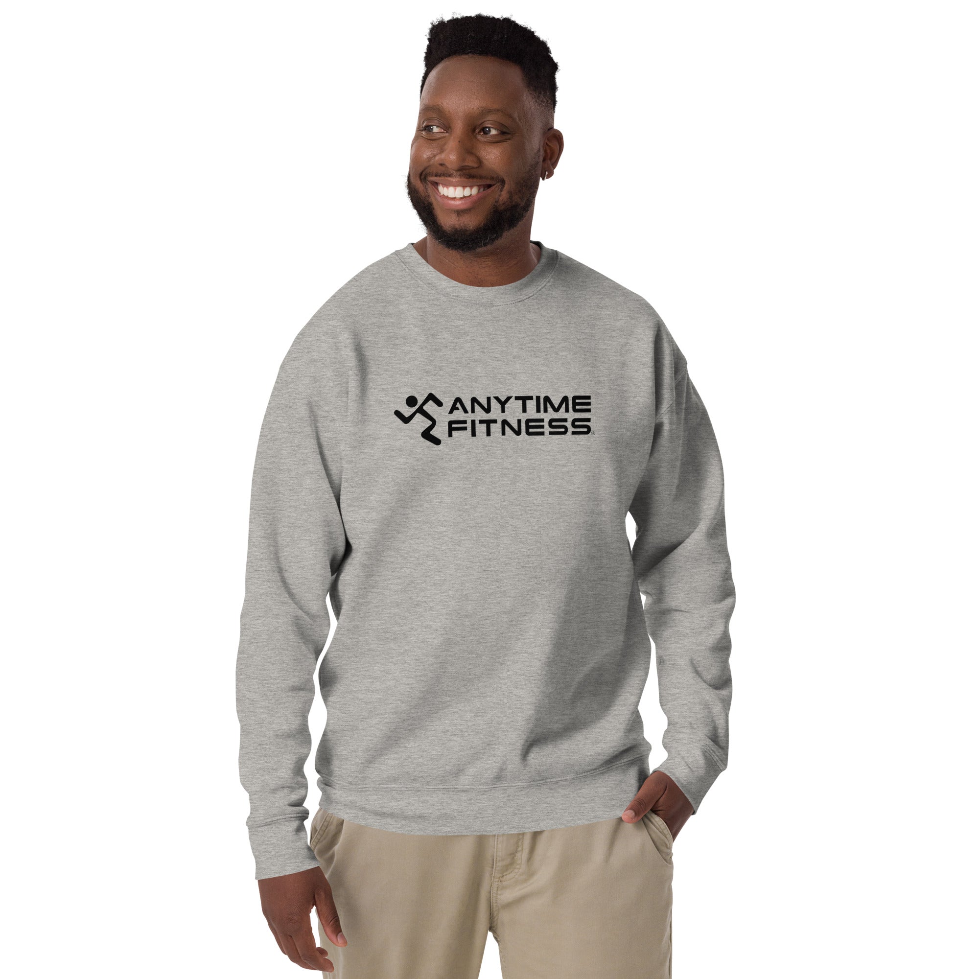 Running Man & Anytime Fitness (Black) Premium Sweatshirt