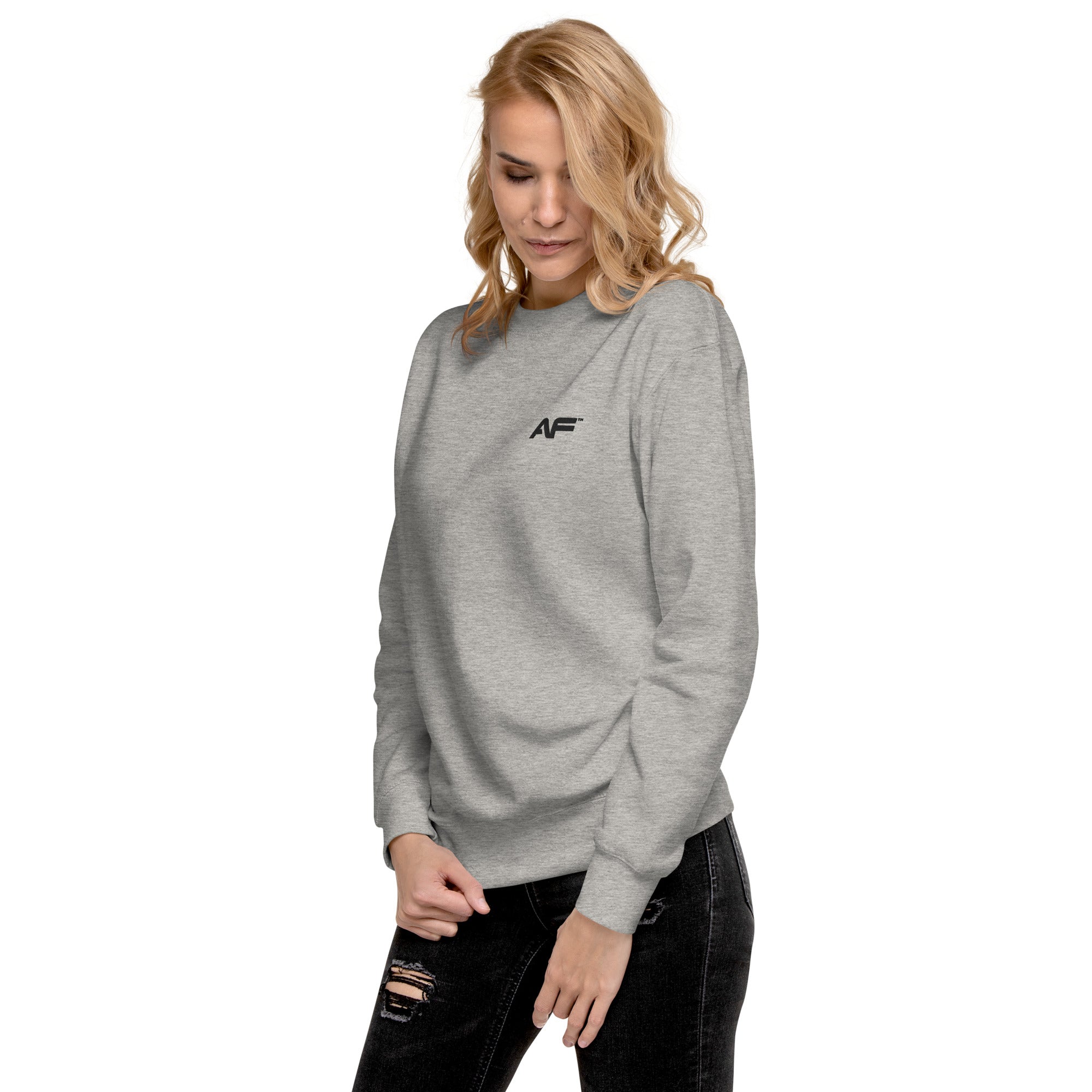 Embroidery AF (Black) Premium Sweatshirt