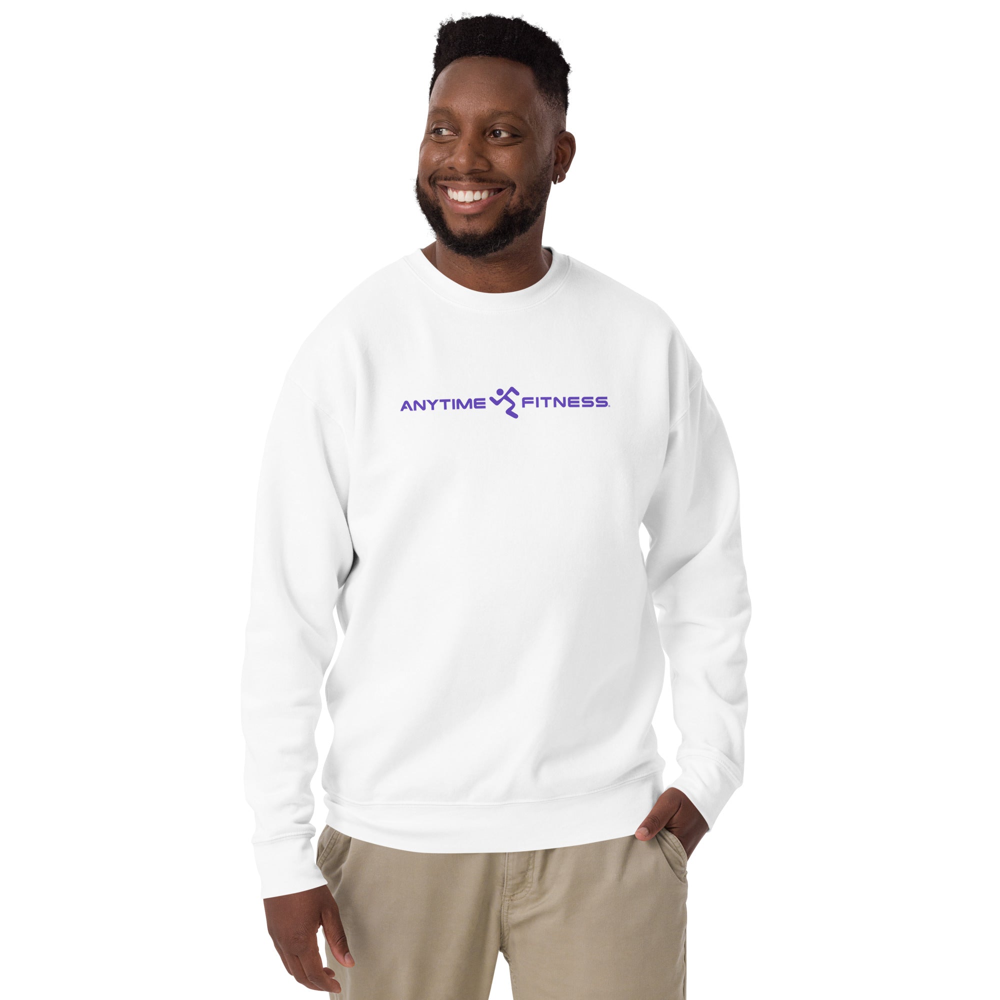 Running Anytime Fitness (Purple) Premium Sweatshirt