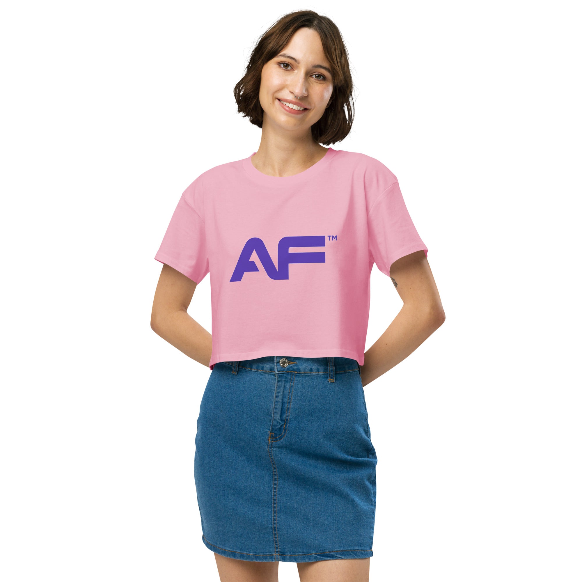 AF (Purple) Women’s Crop Top