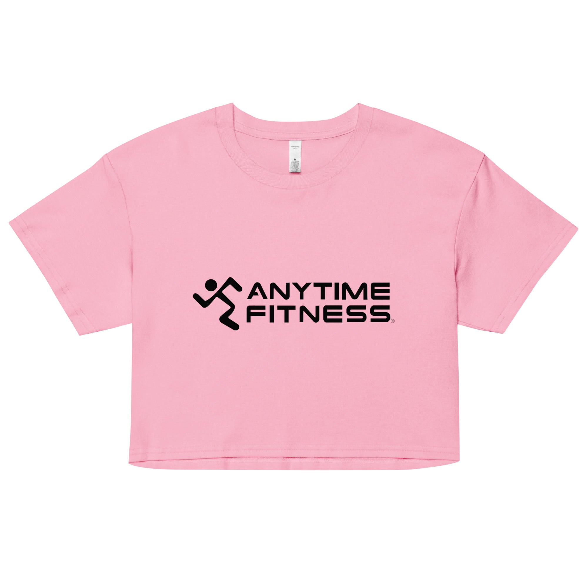 Rnning Men & Anytime Fitness (Black) Women’s Crop Top