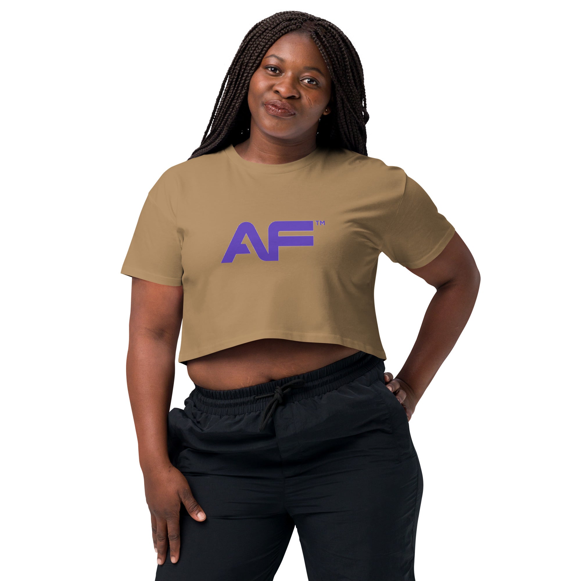 AF (Purple) Women’s Crop Top