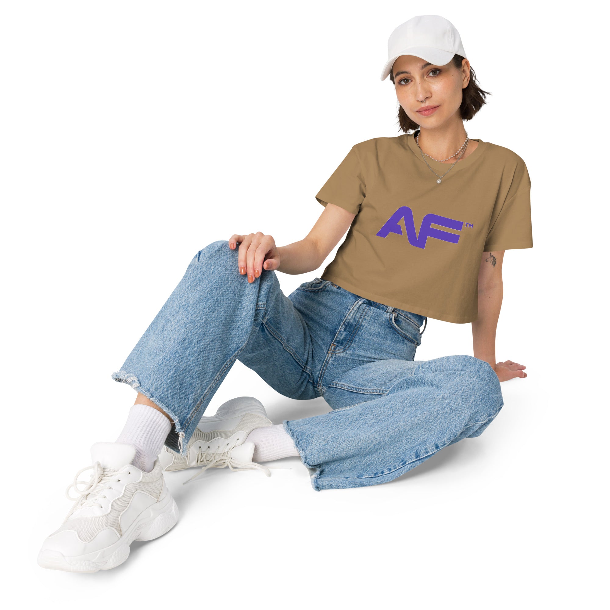 AF (Purple) Women’s Crop Top