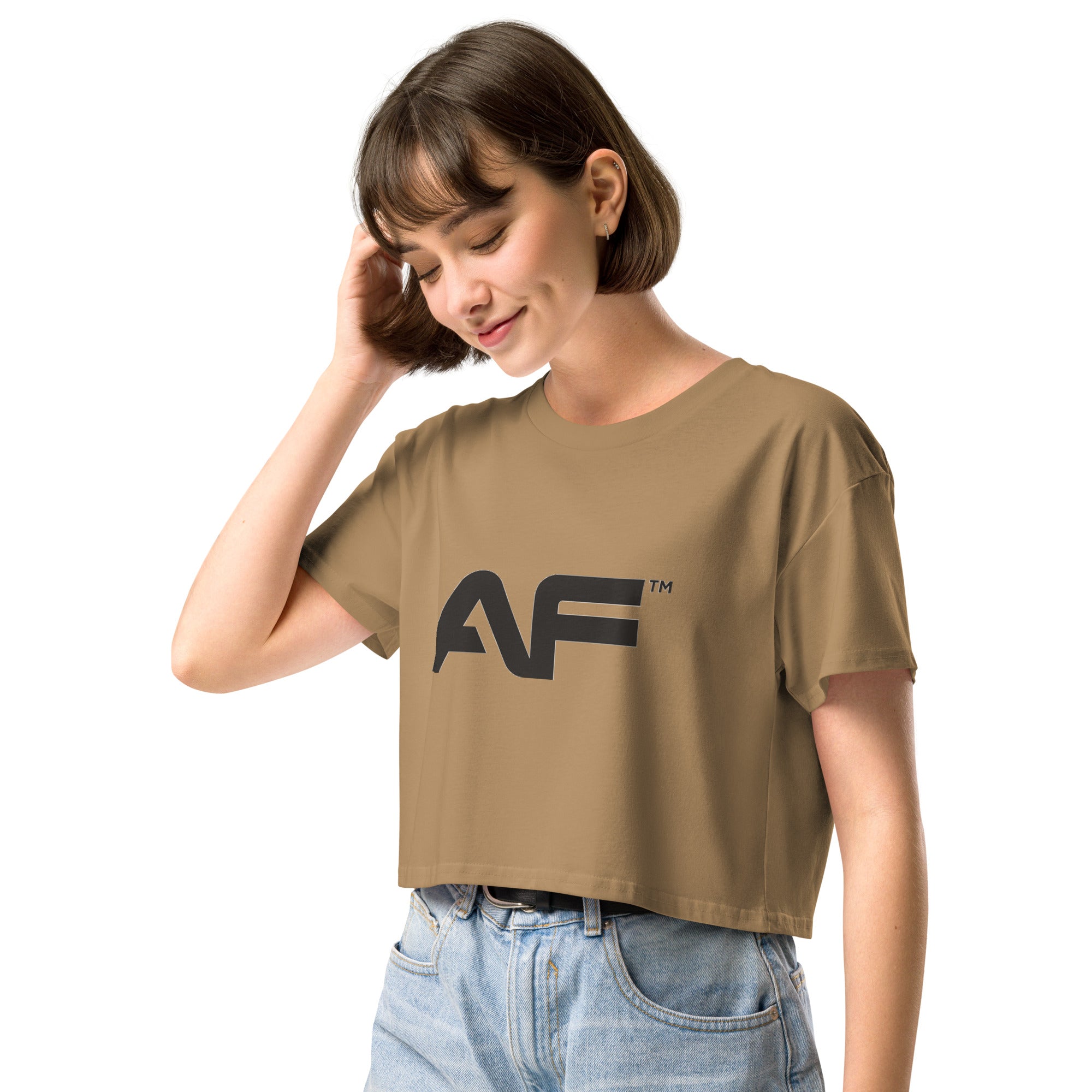 AF (Black) Women’s crop top