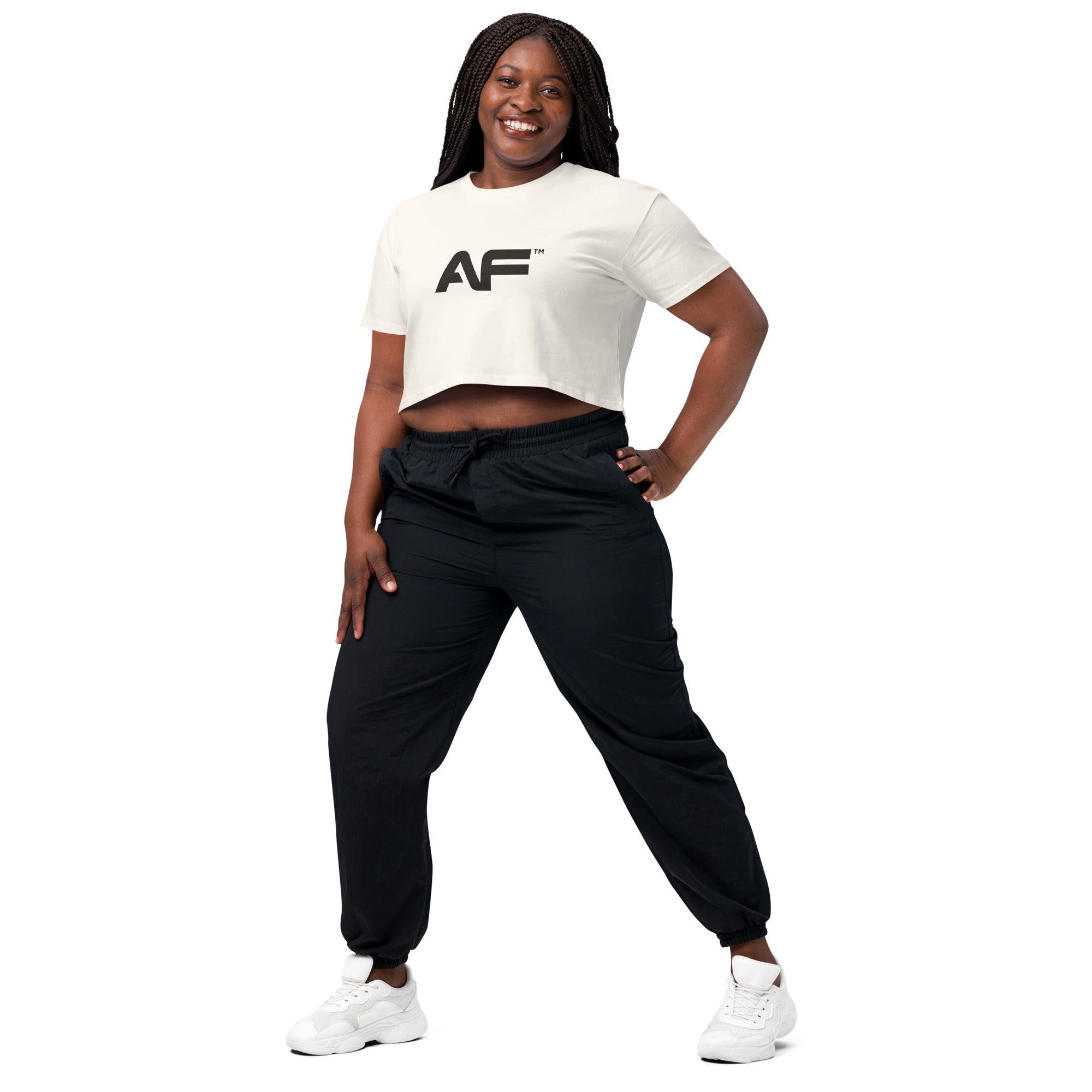 AF (Black) Women’s crop top