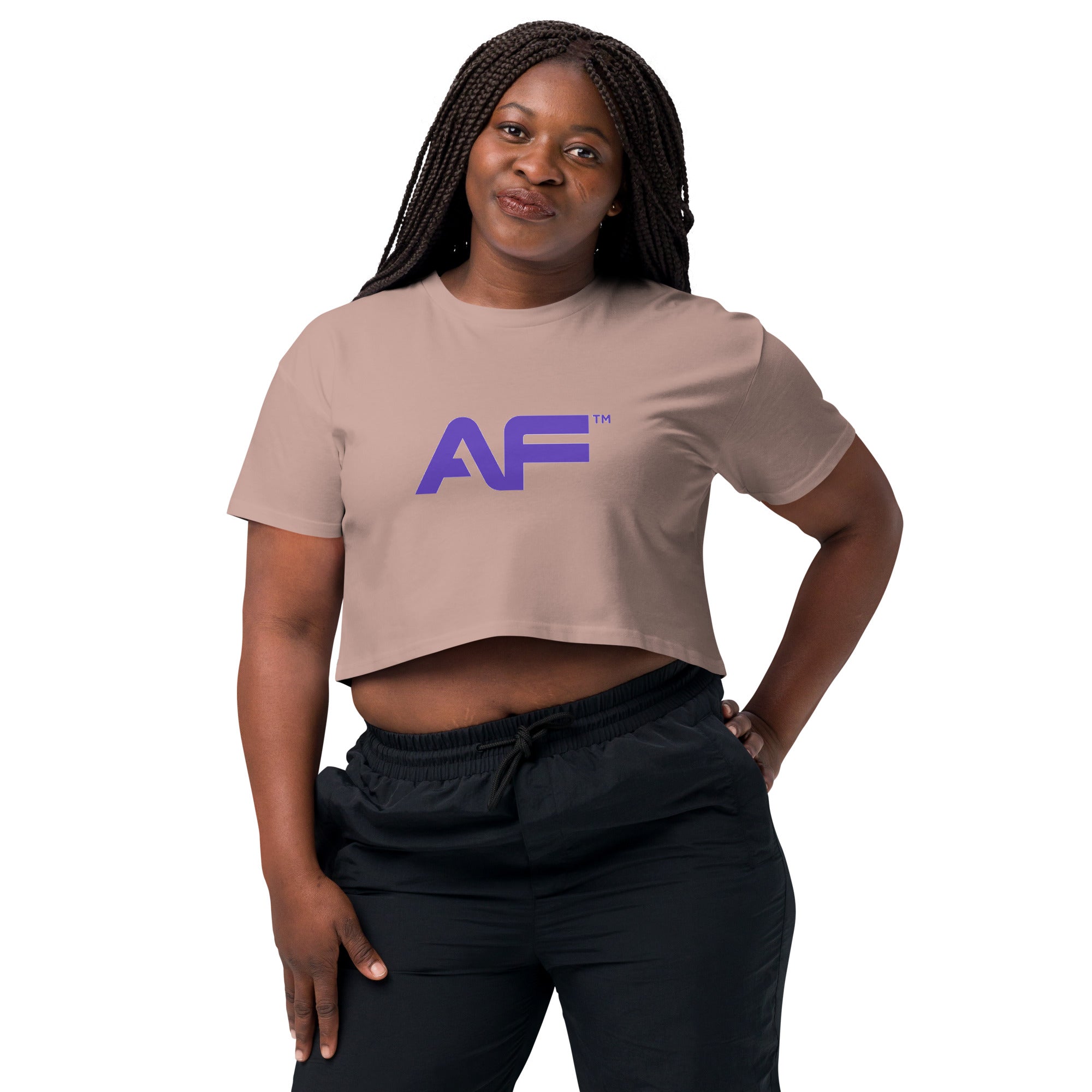 AF (Purple) Women’s Crop Top