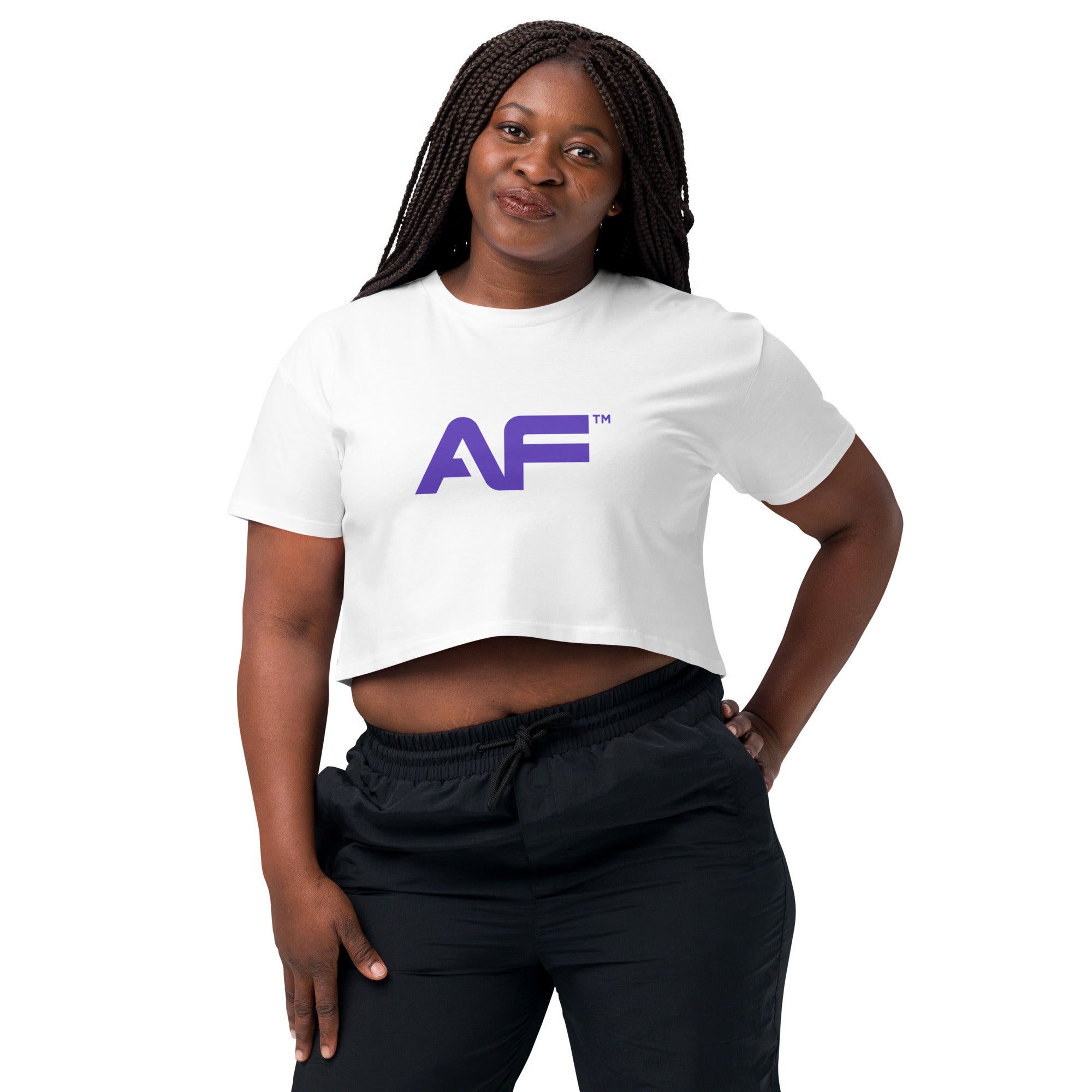 AF (Purple) Women’s Crop Top